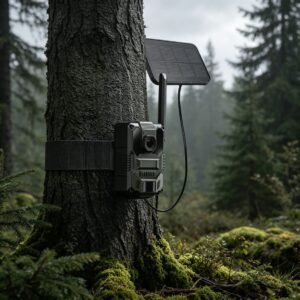 wocyber 4G LTE Solar Camera, 4MP Wireless Outdoor Trail Camera