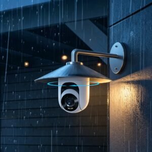WiFi Light Bulb Camera with 3MP HD, Night Vision & Two-Way Talk