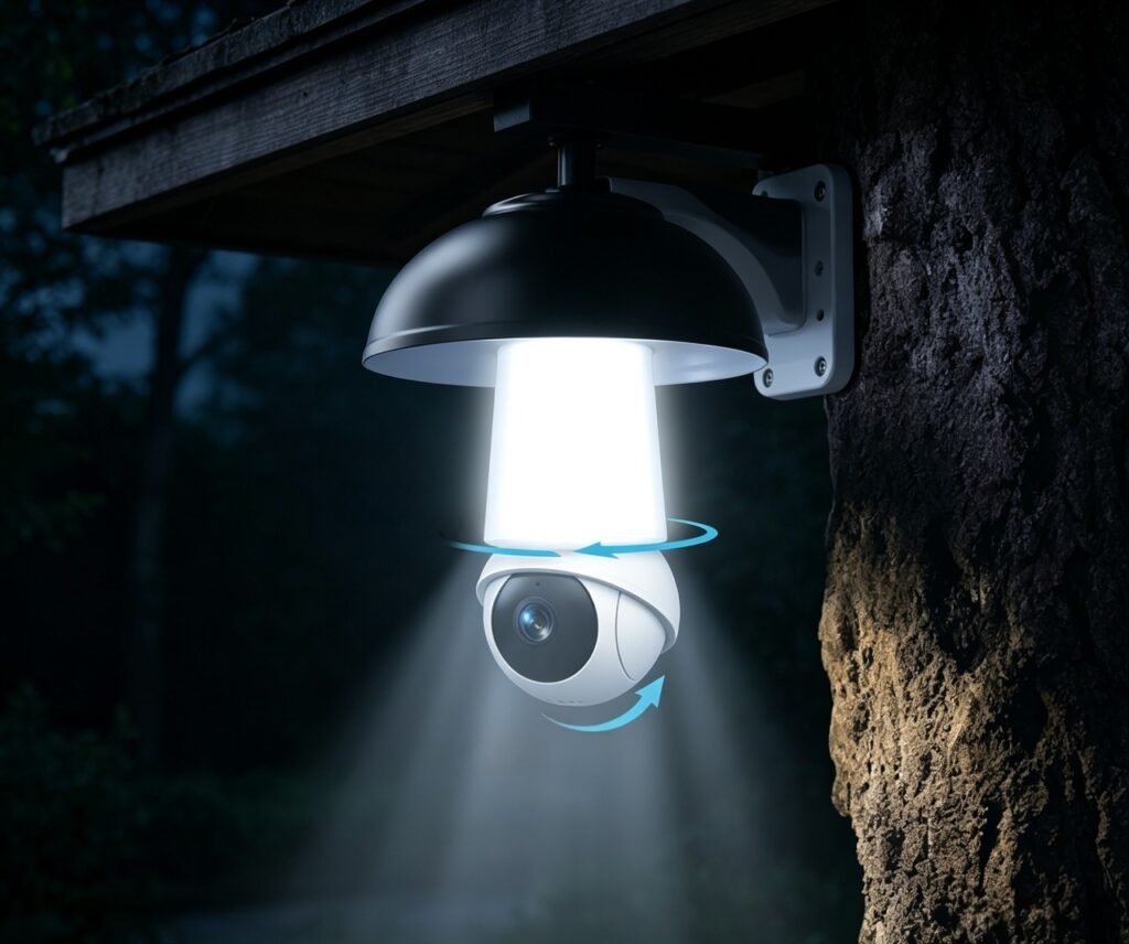 5MP Bulb Telescopic PTZ Security Camera